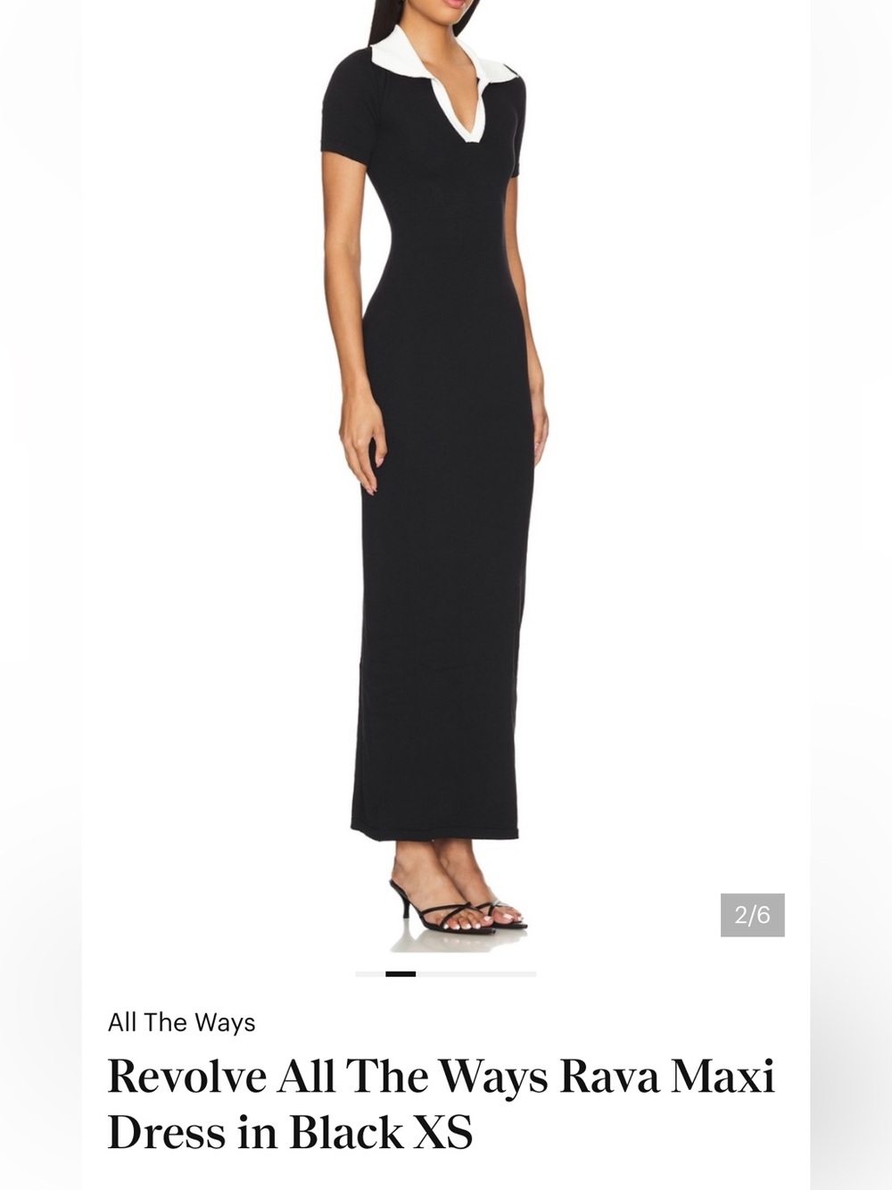 All The Ways Rava Maxi Dress in Black